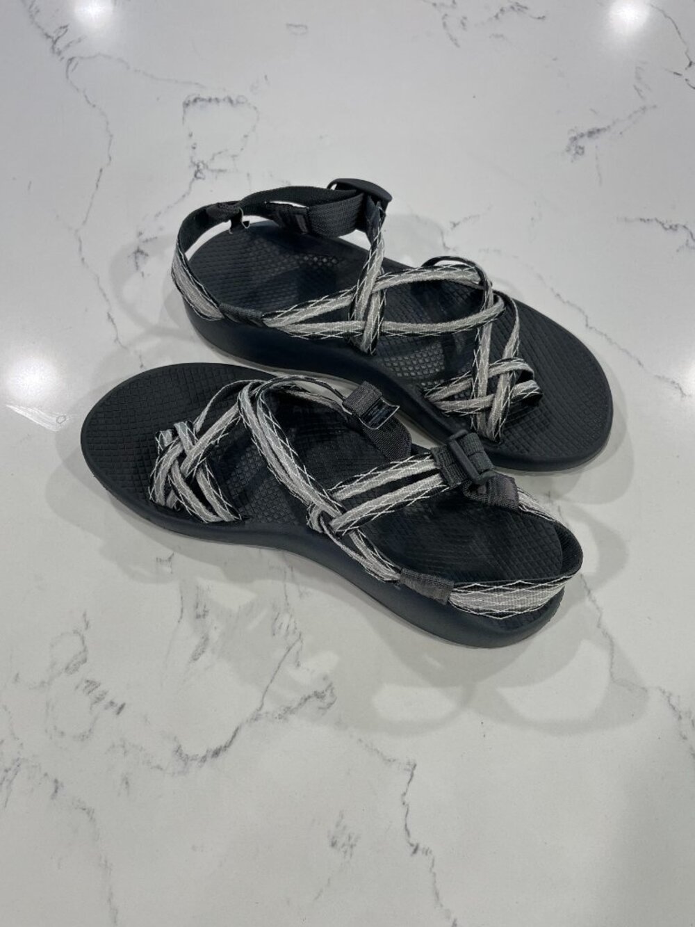 Chaco Women's ZX2 Classic Apex Gray Two Strap Sporty Sandal Size 10